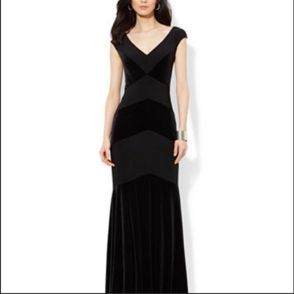 Vintage Ralph Lauren Velvet Gown M